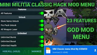 mini militia hack mod download link 2024  how to hack mini militia part2 on YouTube [upl. by Aitsirk]