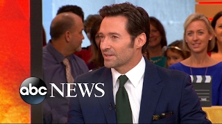 Hugh Jackman Interview on Final Wolverine Movie Logan Oscars [upl. by Adeuga]