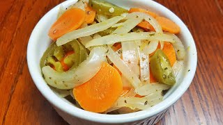 como hacer encurtido o escabeche Hondureño super facil de hacer y exquisto😋sazonlatinoconlizz [upl. by Luzader]