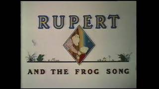 Original VHS Opening amp Closing Rupert and the Frog Song UK Retail Tape [upl. by Benioff]