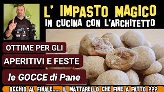 GOCCE DI PANE FARCITO FATTO IN CASA FACILI E VELOCI CON LIEVITO MADRE  Ottime per aperitivi feste [upl. by Eutnoj]