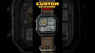 Casio Ae1200 custom shotrs short gshock jamtangan [upl. by Chatav532]