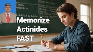 Periodic Table Memorize Actinides amp Electronic configuration  JEE Chemistry Lesson 6 [upl. by Zared]