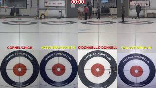 Mixed Doubles Bonspiel  Draw 1  Cornel v Koscher amp ODonnell v Calcutt  11012024 [upl. by Rolat]