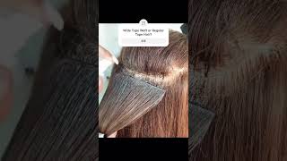 How to Remove Wide Tape Weft tapehair hairtutorials haireducation salon [upl. by Rolecnahc726]