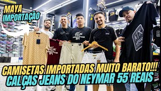 🔥 FORNECEDOR DE CAMISETAS IMPORTADAS E CALÇAS JEANS JOGADOR DA MELHOR QUALIDADE brás calças jeans [upl. by Newg]