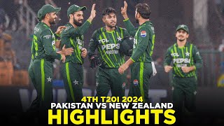 Full Highlights  Pakistan vs New Zealand  4th T20I 2024  PCB  M2E2A [upl. by Amedeo]