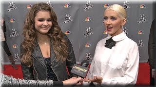 Christina Aguilera amp Jacquie Lee  Making It To Finals  The Voice Season 5 Top 5 [upl. by Tuchman227]