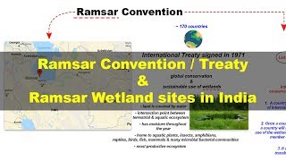 Ramsar Convention  Wetlands in India  UPSC Environment and Ecology [upl. by Leeanne]