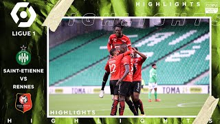 SaintEtienne 0  3 Rennes  HIGHLIGHTS amp GOALS  9262020 [upl. by Arbba510]