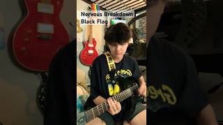 Nervous Breakdown  Black Flag cover guitar punk punkrock blackflag viral 80srock [upl. by Hosbein864]