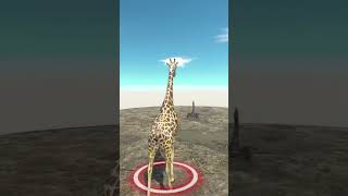 Giraffe VS Emperor Scorpion Fight Battle  Animal Revolt Battle Simulator [upl. by Schulz731]