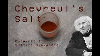 Making Chevreuls Salt [upl. by Nnav]