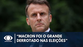 “Macron foi o grande derrotado nas eleições francesas” considera professor  Band em Alta [upl. by Jairia]