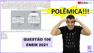 A QUESTÃO MAIS POLÊMICA DO ENEM 2021 quotA icterícia popularmente conhecida por amarelãoquot [upl. by Siegler]