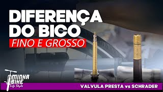 PARA QUE SERVE A VALVULA PRESTA Bico Fino NA BIKE  Minha Bike Life Style [upl. by Broderick]