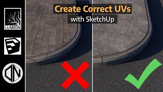 Lumion 2023  How To Fix UVMaps With SketchUp [upl. by Berey968]