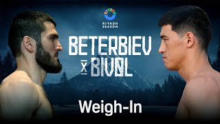 LIVE Dmitry Bivol vs Artur Beterbiev  WeighIn  DAZN [upl. by Eniamrehc40]