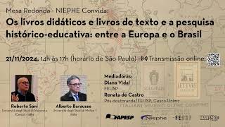 NIEPHE Convida Os livros didáticos e livros de texto e a pesquisa históricoeducativa [upl. by Neom]