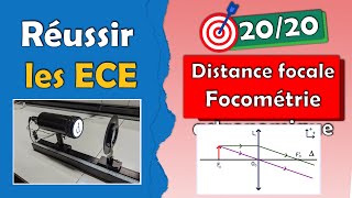 ECE  Déterminer une distance focale Focométrie [upl. by Ellimahs]