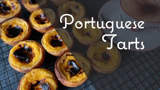 Make Pastéis de Nata Portuguese Egg Tarts at home [upl. by Htes]