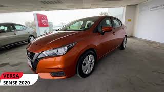 NISSAN VERSA SENSE TM 16 LT 2020 NARANJA\\SEMINUEVOS NISSAN LOMAS VERDES [upl. by Carena]