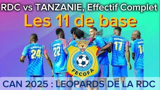 💥RDC vs TANZANIE  Onze Entrant [upl. by Lap]