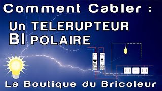 de A a Z  telerupteur bipolaire Comment câbler  raccorder  brancher avec poussoir ref 412412 [upl. by Astiram]