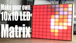 Make your own 10x10 LED Matrix [upl. by Pickett]