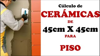 Cómo Calcular CERÁMICAS MAYÓLICAS LOSETAS para tu baño cocina o sala [upl. by Nwhas47]