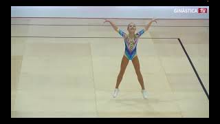 KOKOREVA Emilia EST YOUTH IW finals Aerobic gymnastic Fig open 2024 CANTANHEDE [upl. by Lepp]