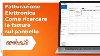 Fatturazione Elettronica come ricercare le fatture sul pannello [upl. by Eeleak]