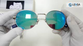 Unboxing ochelari de soare unisex Hawkers MOMA5 SILVER CLEAR BLUE – LENSARO [upl. by Benzel]