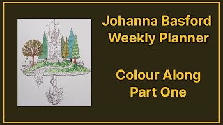 Johanna Basford 2024 Weekly Planner Mushroom Castle Part 1 [upl. by Briano]