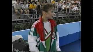 Olympics Barcellona92  Henrietta Onodi vault [upl. by Hardy311]