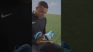 Mbappe 🐢 Reacts To His NEW Nike Boots [upl. by Einej]