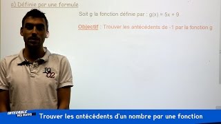 Trouver les antécédents dun nombre par une fonction [upl. by Eceertal]