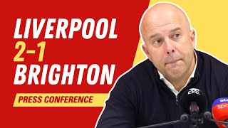 Liverpool 21 Brighton  Arne Slot Press Conference [upl. by Patten]