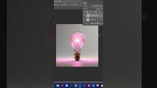 How To Change Light Colour in PhotoShop Short [upl. by Relda]