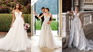 200 Beautiful Wedding Dresses for 2024  Aline Dresses Mermaids  winter wedding dress for girls [upl. by Pliske]