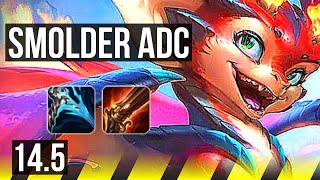 SMOLDER amp Nautilus vs ZERI amp Pyke ADC  Rank 3 Smolder Quadra Legendary  KR Challenger  145 [upl. by Dunc]