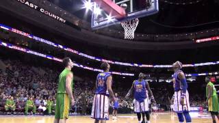 Mo’ne Davis shows off her skills with Harlem Globetrotters  TrickShotTuesday [upl. by Ahtelahs]