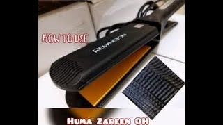 Crimper hair styles  Crimping machine  Crimping hair  HZ°H  Huma Zareen OH [upl. by Anuaik]