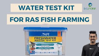 Water Test Kit for RAS Fish Farming  पानी के पैरामीटर कैसे जाँचे  LG Aqua [upl. by Downes]