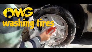 Secrets of professional washing for your car tires [upl. by Oaks255]