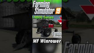 Massey Ferguson Windrower In FS19 [upl. by Fredenburg181]