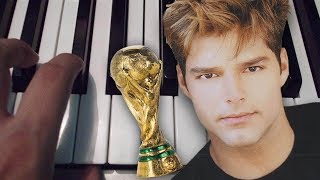 La Copa De La Vida  Ricky Martin  Piano Tutorial  Notas Musicales [upl. by Amadus407]