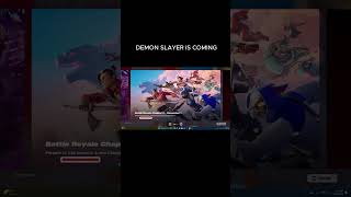 DEMON SLAYER FORTNITE IS HERE [upl. by Aitas]