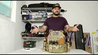 Tactical plate carrier Yakeda affordable price QR system and lots of mag pouches 👍👅amp✍ [upl. by Burnard]