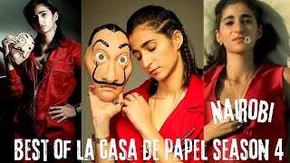 Best of la casa de papel season 4 Nairobi end amp افضل مشاهد مسلسل البروفيسور الموسم الرابع [upl. by Astra]